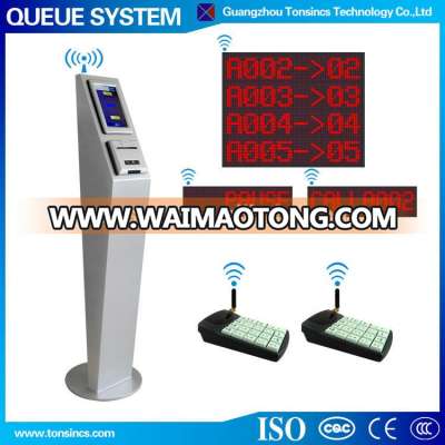 Free Stand 7" Touch Wireless Queuing Thermal Ticket Dispenser