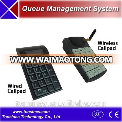 Wired RS485 Queuing System Calling Pad/Keypad/Manipulator